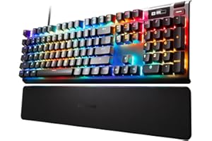 SteelSeries Apex Pro clavier gaming HyperMagnetic - Actionnement ajustable - Écran OLED - RGB - Port USB - Français AZERTY