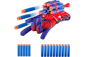 SIDESEA Set di 1 Launcher Glove, Guanti Launcher per Spider Guanti da Lanciatore Web Shooter Spider Giocattolo Spara Ragnatele Spider Guanti Spider Bambino Spider Toys Cosplay Giocattoli da Polso Set