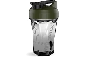 Helimix 2.0 Shaker de Proteínas, 500 ml (20 oz) - Batidora Portátil para Batidos y Smoothies - Sin Varillas, Grumos ni Baterías - Apta para Lavavajillas y Libre de BPA