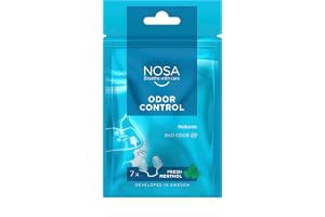 NOSA odor protection | NOSA | Luktskydd | Undvik dålig lukt | Unik och diskret luktskydd | 7-pack | Frisk mentol doft