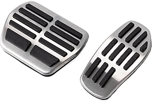 ITDEGNO Pedal reposapiés Juego de pedales Compatibile con 2020-2024 Renault Clio 5/Captur 2/Arkana/Megane E-Tech,18-24 Dacia Duster,16-24 Kadjar/Koleos,13-23 Nisan Qashqai J11 J12/ 21-23 X-Trail T32