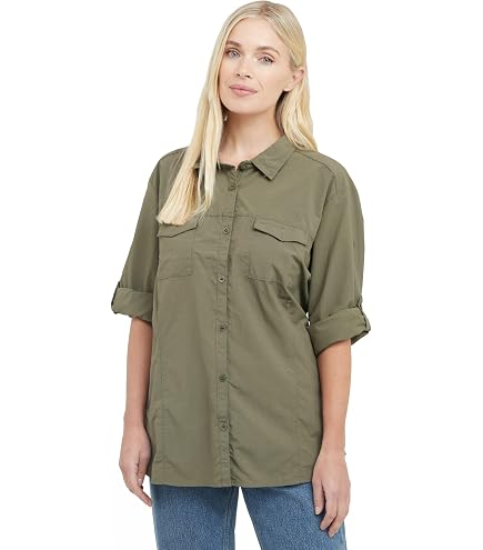 Craghoppers Kiwi II Chemise Manches Longues Femme - Hiking Shirt Anti-Moustiques, Séchage Rapide, Protection Solaire