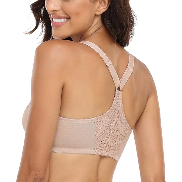 Lemorosy Beha voor dames, zonder beugel, comfort, grote