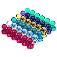 H&S Fridge Magnets 36pcs - Circle Neodymium Magnets Strong for Whiteboard Notice Board or Fridge - Mini Round White Board Magnet - Colourful Tiny Circular Magnet