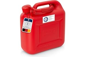 Hünersdorff Tanica Carburante Standard da 10 Litri, HDPE Colore Rosso, con omologazione Un, Accessori Rossi