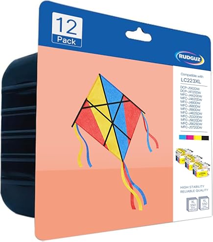 Brother Original Tintenpatrone LC-223Y Gelb (für Brother DCP-J562DW, DCP-J4120DW, MFC-J480DW, -J680DW, -880DW, -J4420DW, -J4620DW, -J4625DW, -J5320DW, -J5620DW, -J5625DW, -J5720DW