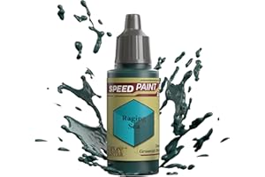 The Army Painter Speedpaint Raging Sea 2.0, Peinture Acrylique Unique 18ml Solution De Peinture à Une Couche Pour Figurines Comme Warhammer 40k et Dungeons and Dragons.