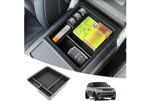 EVGoXMods Center Console Organizer Compatible with 2023-2025 Range Rover Sport/Vogue (ONLY for No Refrigerator Version) Armrest Storage Box Insert Tray Interior Accessories