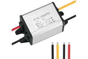 Xdingjiala DC 12V/24V to 7.5V Buck Converter Module IP67 Waterproof DC 10-30V to 7.5V 3A 22.5W MAX Power Transformer Step-down Converter for Robotics,Motor, Automotive,LED,etc