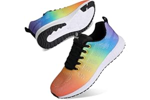 Youecci Zapatillas Deportivas Mujer, Entrenamiento, Amortiguación Aire, Malla Transpirable, Antideslizantes, Tenis Gimnasio, Correr