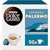 NESCAFÉ DOLCE GUSTO Espresso Palermo Caffè, 6 Confezioni da 16 capsule (96 capsule)