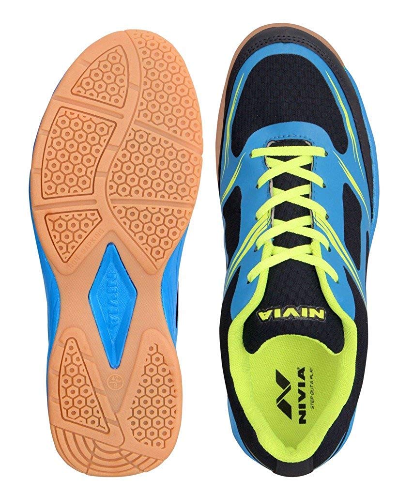 nivia men's super court badminton shoes