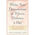Writing Your Dissertation in Fifteen Min