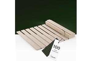 ‎HANSALES Hansales Rollrost 90x200cm Premium, Bettrost belastbar bis 600kg Hochwertiger Lattenrost aus massivem Fichtenholz FSC®- Rolllattenrost für Einzelbett