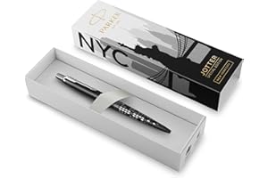 Długopis Parker Jotter | Edycja specjalna | NYC Black CT | Niebieski tusz | Opakowanie prezentowe