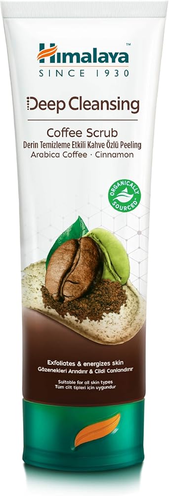 Himalaya Since 1930 Deep Cleansing Derin Temizleme Etkili Gözenek Temizleyici Peeling Etkili Kahve Özlü Yüz Temizleyici Scrub 75 ml