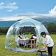 LINCYS Tent, 5-7 Person Igloo Dome Garden Patio Canopy Shelter, Large Premium Oversize Instant Greenhouse Weather Pod for Party, Camping