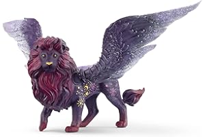 Schleich BAYALA | Lion de la Lune 70837 | Figurine détaillée avec Ailes Mobiles phosphorescentes & Aimant intégré | Magnifique Figurine de Collection | Jouet dès 5 Ans | 28 x 14 x 13 cm