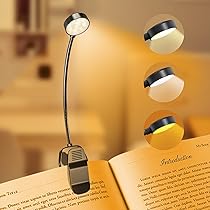 Lampe De Lecture LED à Clip – Flexible Et Nomade – Avec Piles – Modèle Noir