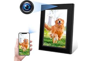 Tebetu Telecamera Spia Nascosta Invisibile, Micro Telecamera Spia da Interno 1080P, Videocamera Sorveglianza Interno WiFi 2.4G&5G Spy Cam con rilevamento del movimento per la casa, l'ufficio, ecc.