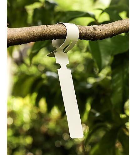 100 Etichette Per Piante In PVC - Targhette Impermeabili Regolabili Per Alberi, Fiori E Vivaio - Foto 2