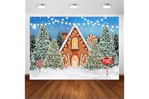 Avezano 7x5ft Fondo de Navidad Cuento de Hadas Baby Shower Niños Decoraciones para Fiestas de cumpleaños Banner al Aire Libre Fondo de árbol de Nieve Photo Booth Studio Props