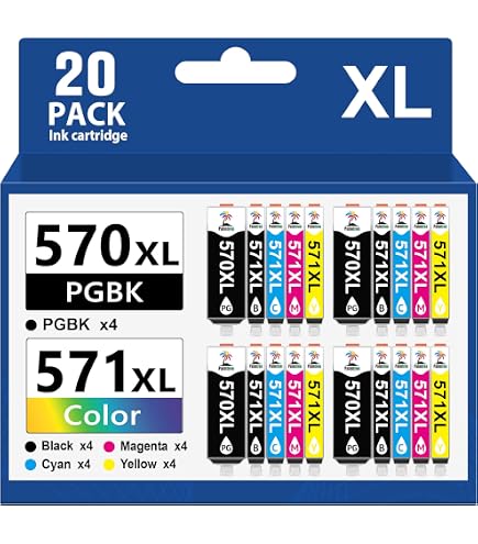 Cartouche D'encre Magenta C-571M Compatible Canon PIXMA - 12 Ml, Neuf