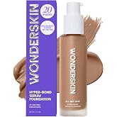 Wonderskin Hyper Bond 24H Serum Foundation - Water Resistant, No Transfer | Lightweight serum foundation offers waterproof, d