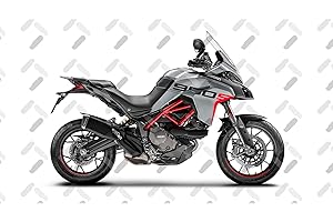 AZGRAPHISHOP Motorrad Fairing Stickers KIT Ducati MULTISTRADA 950 S Grand Tour Style FS-MULTI-950S (Glossy Gray)