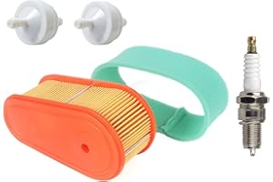 oxoxo repuesto Oval cartucho de filtro de aire Filtro de combustible bujías prefiltros para Briggs & Stratton 795066, 796254, 5419 Dov motores de la serie 700