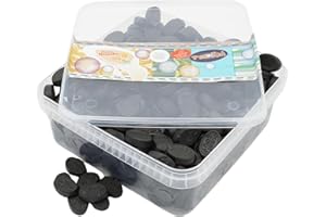 ‎PE ÄM Deine Naschbox | Doppelt gesalzenes Lakritz | 1kg Naschbox | XL Großpackung für Party, Candybar & als Geschenk - Intensiv aromatisch im Geschmack
