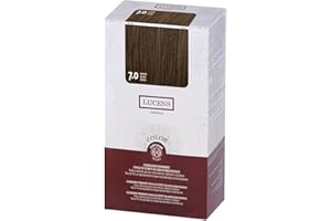 LUCENS UMBRIA Lucens 7.0 Biondo - Kit Colorazione Capelli Permanente Senza Ammoniaca Con Oli ed Estratti da Agricoltura Biologica