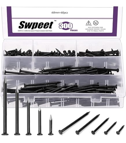 Produktbild von Sterling PHANG1 Bilderaufhänger-Set – 110 Teile, Farblos, Mit Haken, Nägeln, Draht & Mehr