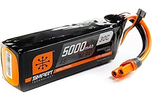 SPEKTRUM Batterie LiPo Intelligente 4S 30C 14,8 V 5000 mAh : IC5