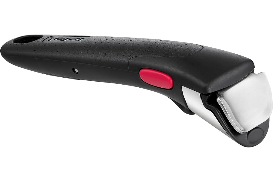 Tefal Mango Ingenio - Mango extraíble, Compatible Ingenio, sistema fijación 3 puntos, soporta hasta 10 kg de carga, mango res