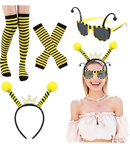 LOHAME 3-delig ananaskostuum dames Hawaïkostuum accessoire ananas haarband zonnebril geel tutu tropische haaraccessoires Hawaiiaans kostuum accessoires voor volwassenen kinderen Hawaïfeest strandfeest