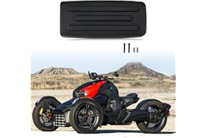 CPOWACE Larger Brake Pedal Compatible with Can-Am Ryker all model Accessories Black Extended Brake Foot Rest Peg Pedal Footboards (CAX3894)