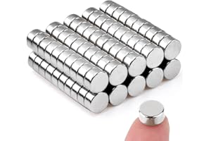 DGDUBRB 100pcs Fridge Magnets Strong, Neodymium Magnet for Whiteboards, 6x3mm Small Round Magnets for Crafts, Muti-use Premium Refrigerator Magnets for Crafts, DIY, Office, Notice Board Magnets