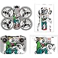 Neo Skin Stickers Set for DJI Neo Drone and Remote, Waterproof Drone Skin PVC Sticker Decal, Anti-Scratch Protective Film for DJI Neo Accessories (6)