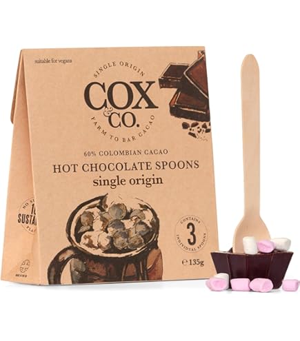 4 X Happi Oat Milk Vegan Hot Chocolate Spoons - Vegan Chocolate Gifts, 2 X Oat Milk Pack