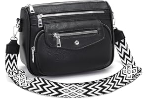 YISUOHOOM 7 Farben Umhängetasche Damen Klein 2025 Crossbody Bag Kleine Handtasche Damen 5 Taschen 7 Fächer