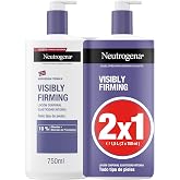Neutrogena Norwegian Formula Firming Body Cream, 750 ml, 2 Units | With Pro-Collagen and Glycerin Minerals, Firmer Skin, 72h