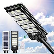 Bellanny 600W Solar Fluter Mit Bewegungsmelder & Fernbedienung - IP65, 6500K, Für Garten & Hof