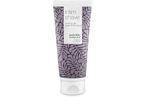 Australian Bodycare Intim Shave 200ml | Crema per la depilazione intima con tea tree oil per peli incarniti e irritazioni da rasoio | Gel per rasatura inguinale e zona bikini