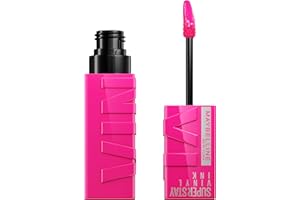 Maybelline New York, Super Stay Vinyl Ink 150 Striking, płynna szminka winylowa do ust, 4,2ml