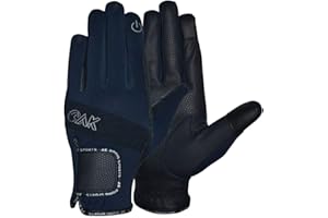 AK RIDING SPORTS AK Embossed Champion Grip Gants d'équitation Le Long de la Fonction Tactile Horse Riding Gloves AKRS-8044