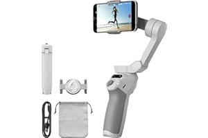 DJI OSMO Mobile SE Smartphone-Gimbal, 3-Achsen-Stabilisierung, handlich und faltbar, Android- und iPhone-Gimbal mit ShotGuides, Smartphone-Gimbal mit ActiveTrack 5.0, Vlog-Stabilisator