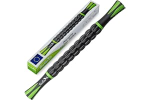 EcoEarth Rodillo Muscular (43x4cm, 1 PK) - Masajeador de Drenaje Linfático para Brazos, Hombros, Espalda y Piernas - Herramienta de Masaje de Fascia con Puntos Gatillo de Liberación Miofascial