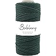 Bobbiny | 3 Ply Twisted Macrame Cotton Cord Dori (Roll Packaging) Thread for Macrame DIY and Other Projects | Army Green | 2mm,200 Meter