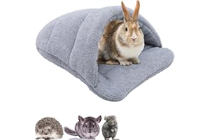 BABBBLISIO Guinea Pig Bed Set guinea pig Warm Guinea Pig Bed House guinea pig bed Cave Beds Cozy House Bedding guinea pig bedding Hamster Bed Sleeping Bag Warm Slippers Guinea Pig House rat bedding